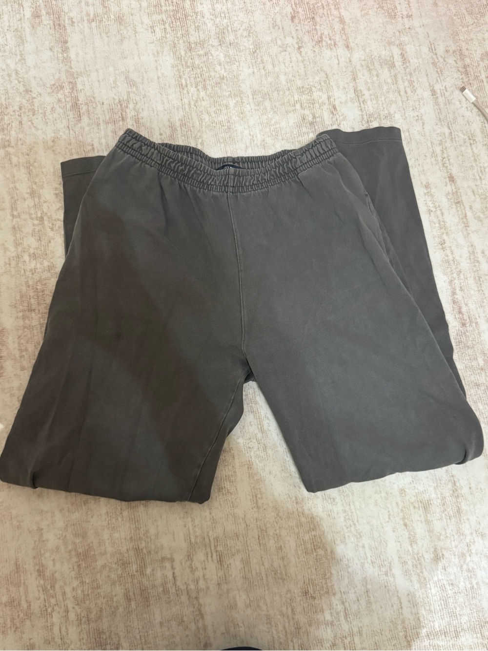 Brandy Melville Charcoal Gray Track Joggers